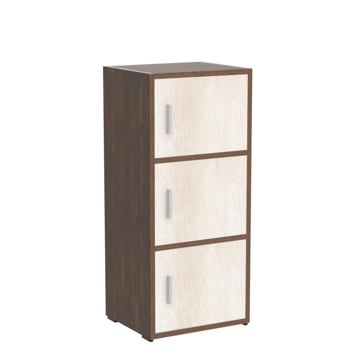 ABOUT SPACE Wooden Cabinet - 3 Tier Engineered Wood Storage Cabinet