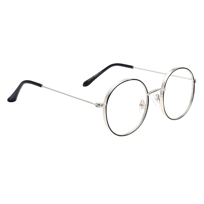 Peter Jones Round Metal Computer Glasses with Anti Glare Lenses